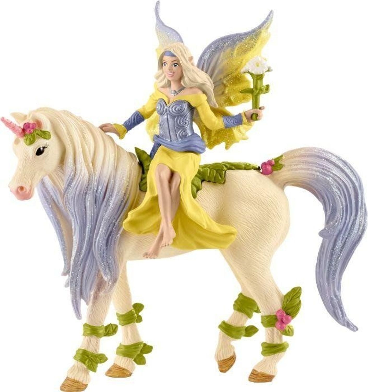 Schleich Sera mit Bl&uuml;ten-Einhorn 