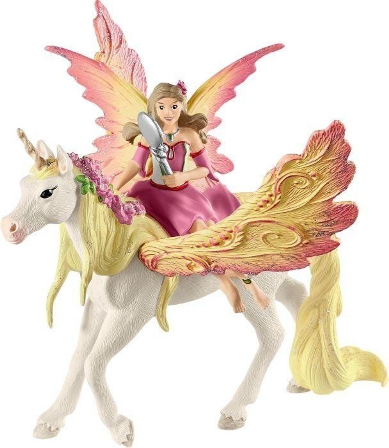 Schleich Feya mit Pegasus-Einhorn 