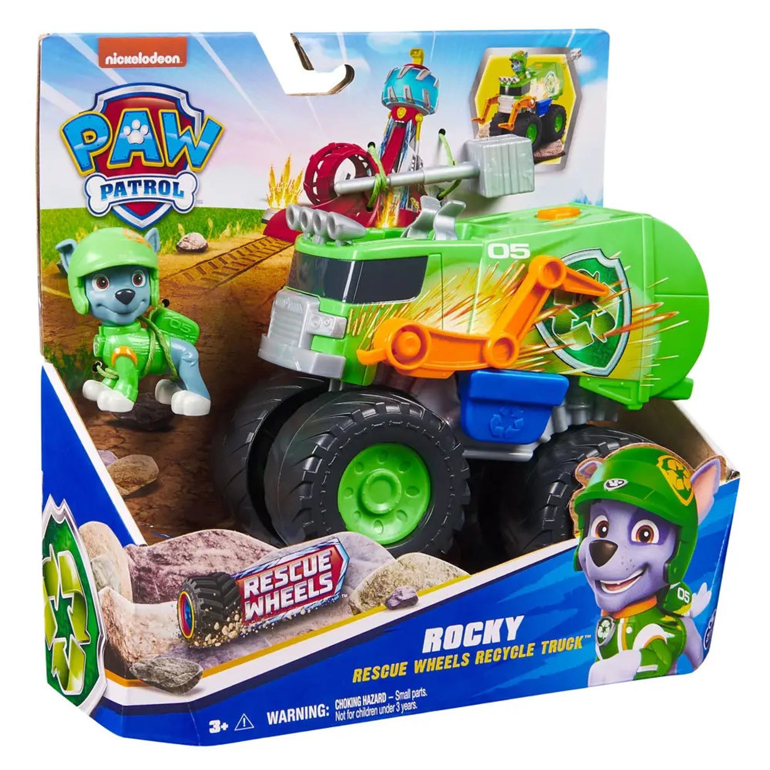 Spin Master Paw Patrol Rescue Wheels Vehicles Rocky 