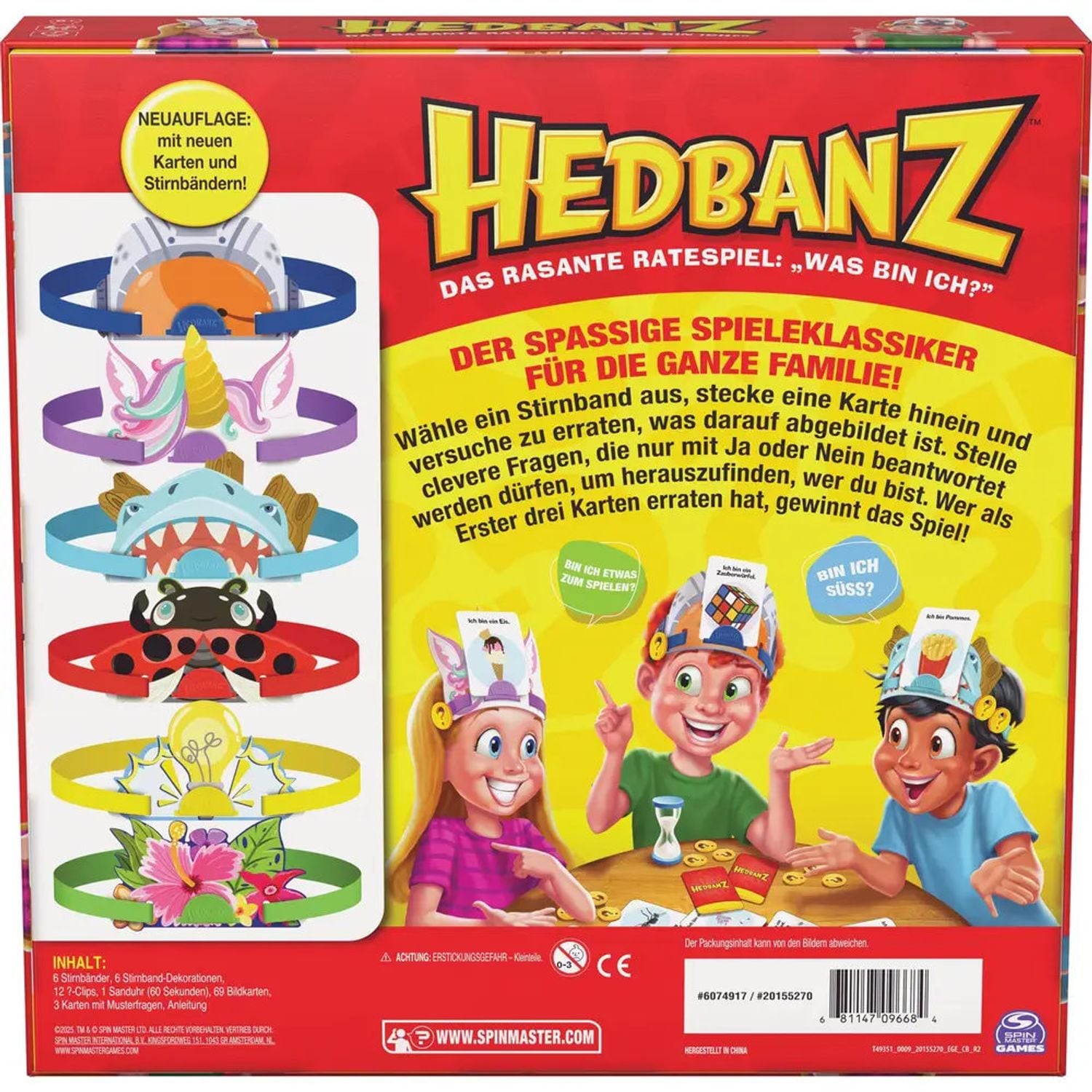 Spin Master Hedbanz Rate- und Partyspiel 