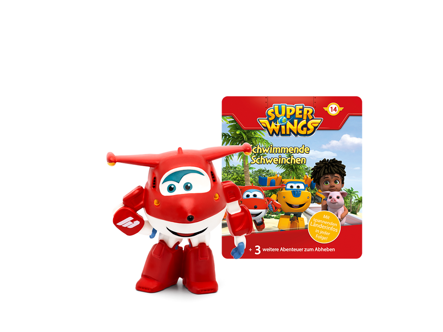 tonies Super Wings - Schwimmende Schweinchen 