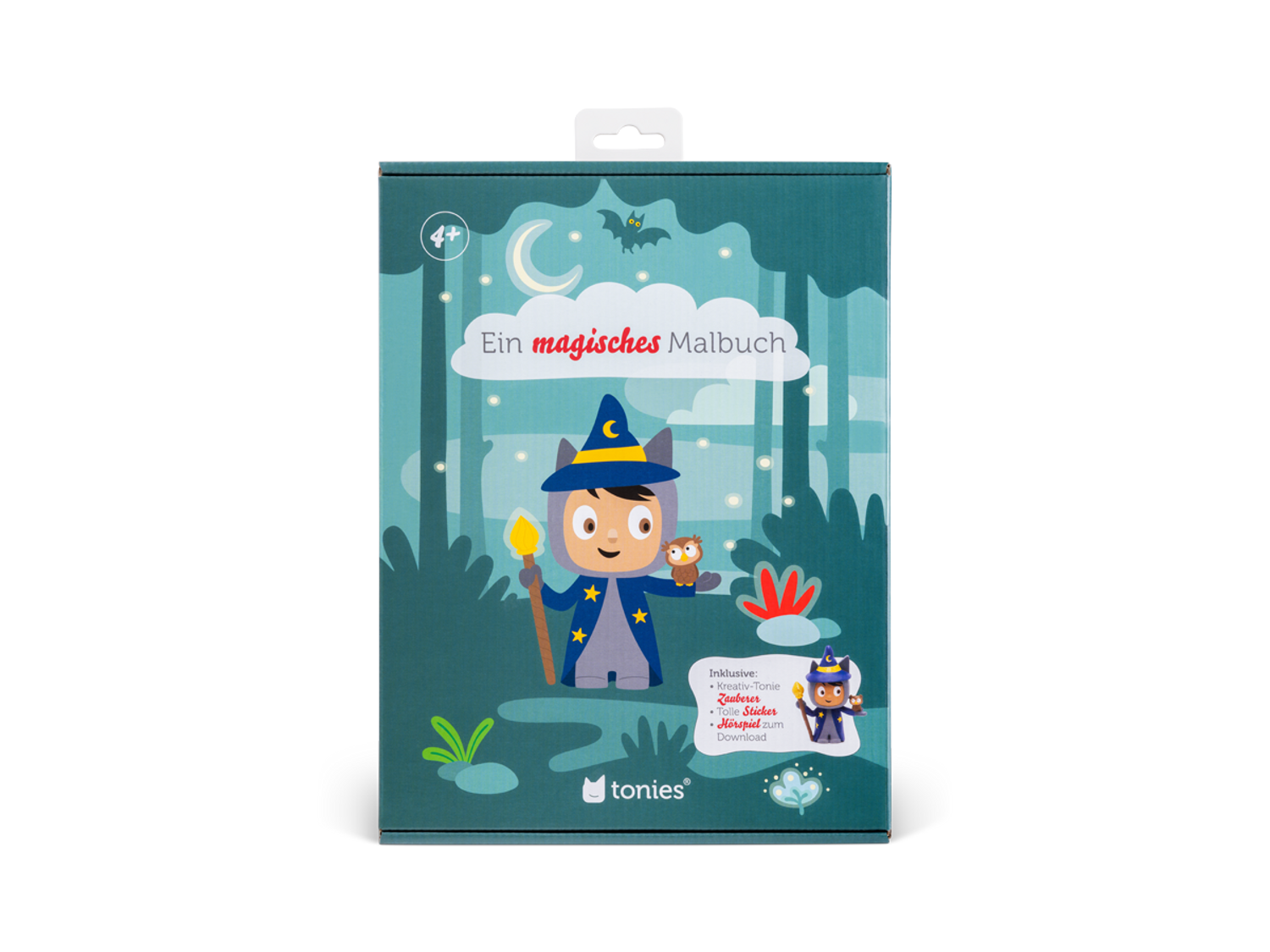 tonies Ein magisches Malbuch + Kreativ-Tonie Zauberer - Freundschaftstag im Zauberwald 