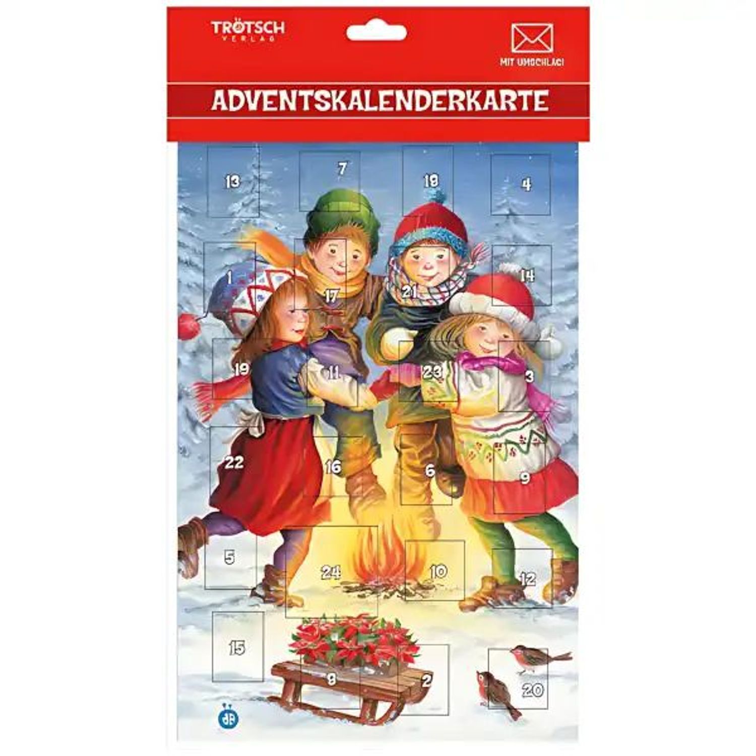 Tr&ouml;tsch Verlag Lagerfeuer Adventskalender 