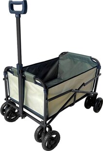 Outdoor active Bollerwagen beige/olivgrün 