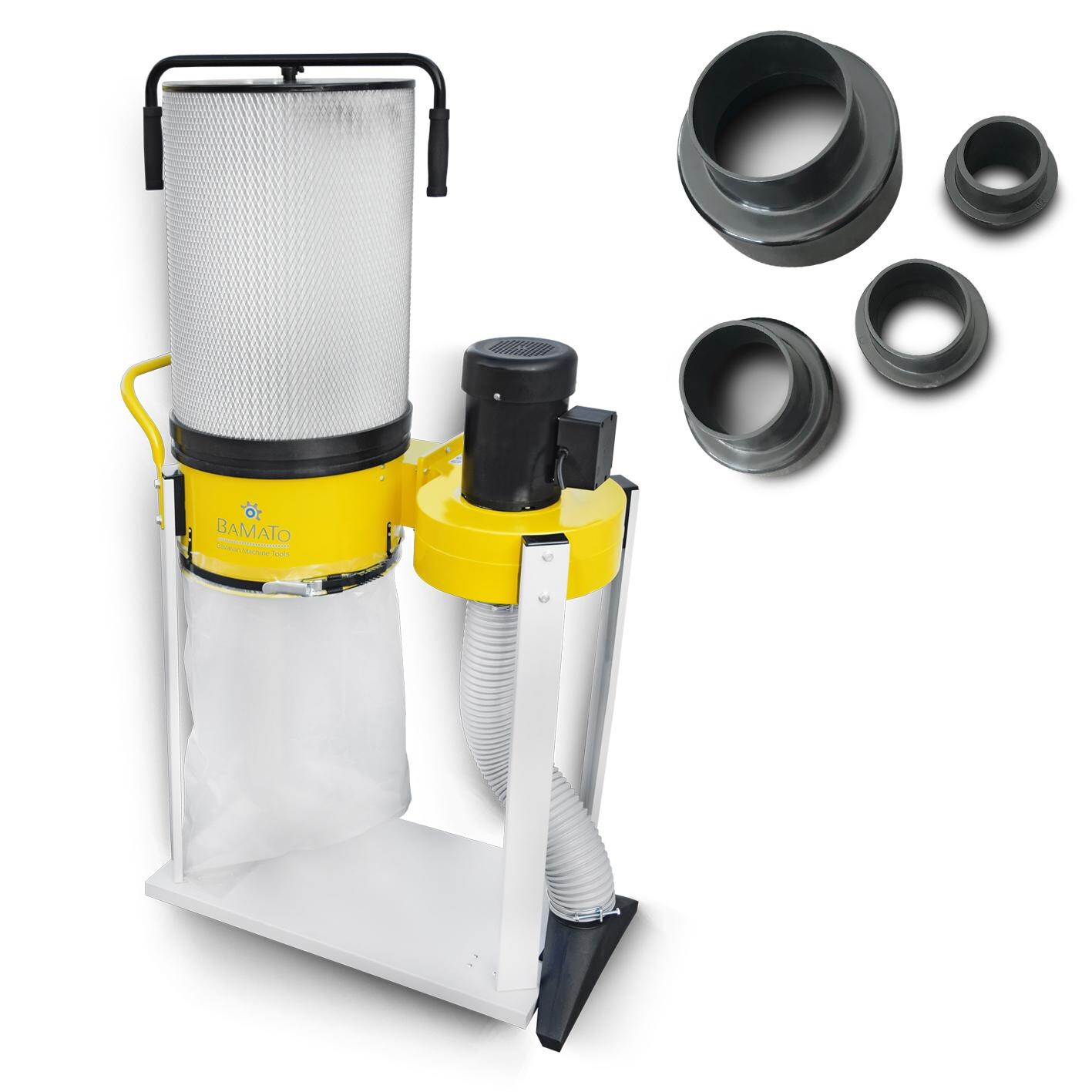 Absauganlage AB-1500CF mit Feinstaubfilter und Adapter Set (400V)