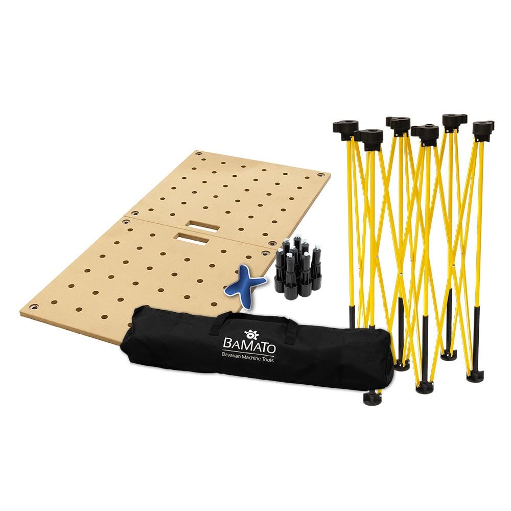 BAMATO faltbarer Arbeitstisch BAT-1100 + Tischplatte + Tragetasche 