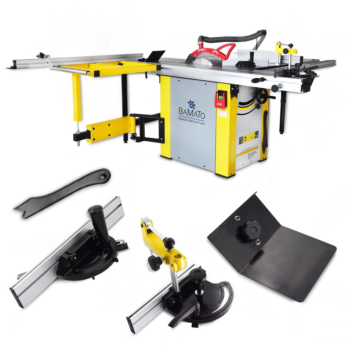 BAMATO Formatkreiss&auml;ge BFKS-2000 inkl. XXL-Lieferumfang und serienm&auml;&szlig;iger Vorritzeinheit 
