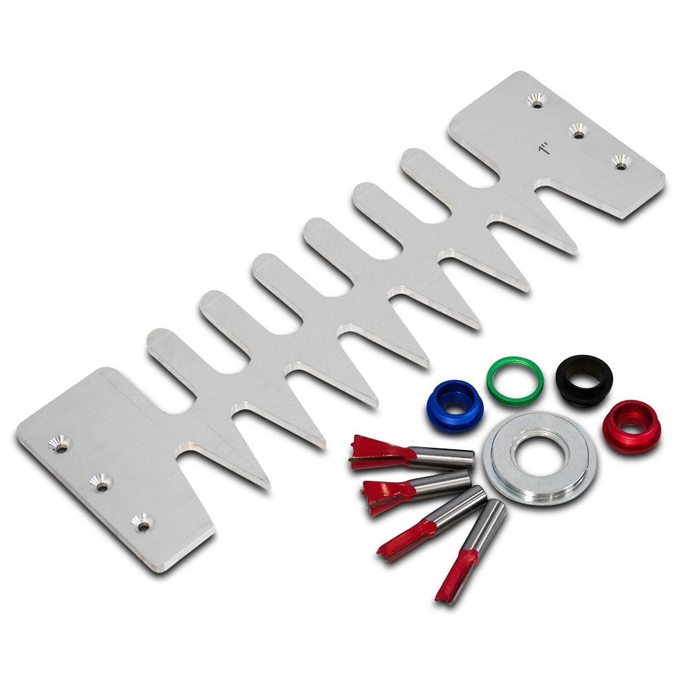 BAMATO 1" Schablone passend f&uuml;r Zinkenfr&auml;sschablone BFS-350 