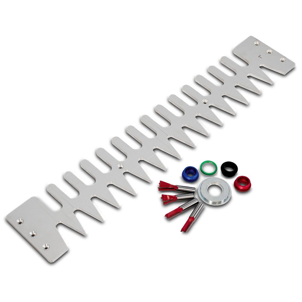 BAMATO 1" Schablone passend f&uuml;r Zinkenfr&auml;sschablone BFS-650 