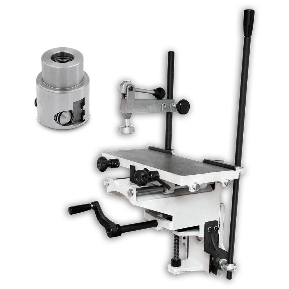 BAMATO Langlochbohrvorrichtung f&uuml;r BMK5-1300 und BMK5-1300PRO mit Westcott-Bohrfutter 