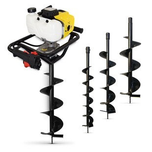 BAMATO Erdbohrer EBO-80 inkl. 3 Bohrer 