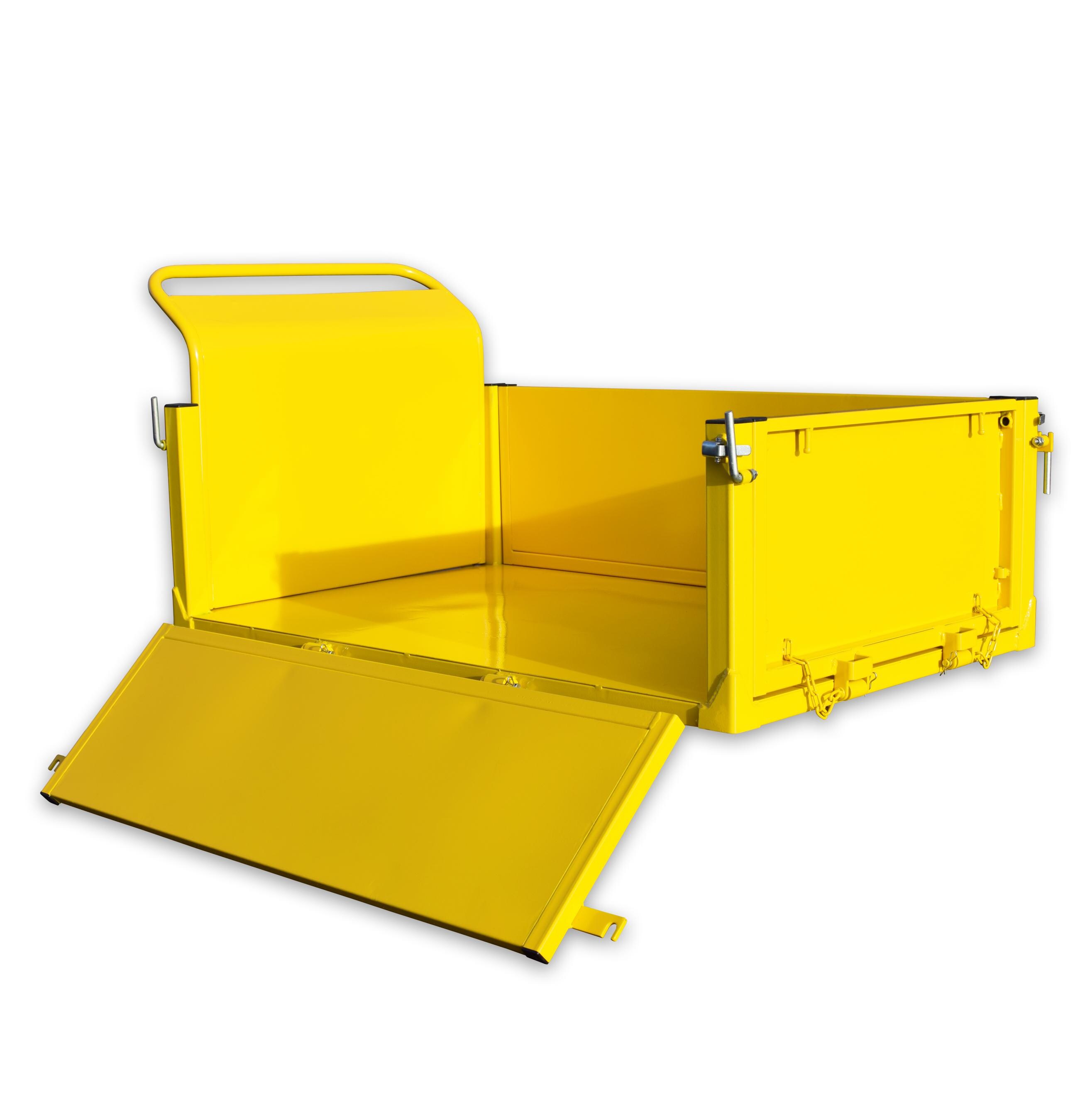 BAMATO Aufsatz mit klappbaren Bordw&auml;nden f&uuml;r Raupendumper MTR-500H und MTR-500PRO 