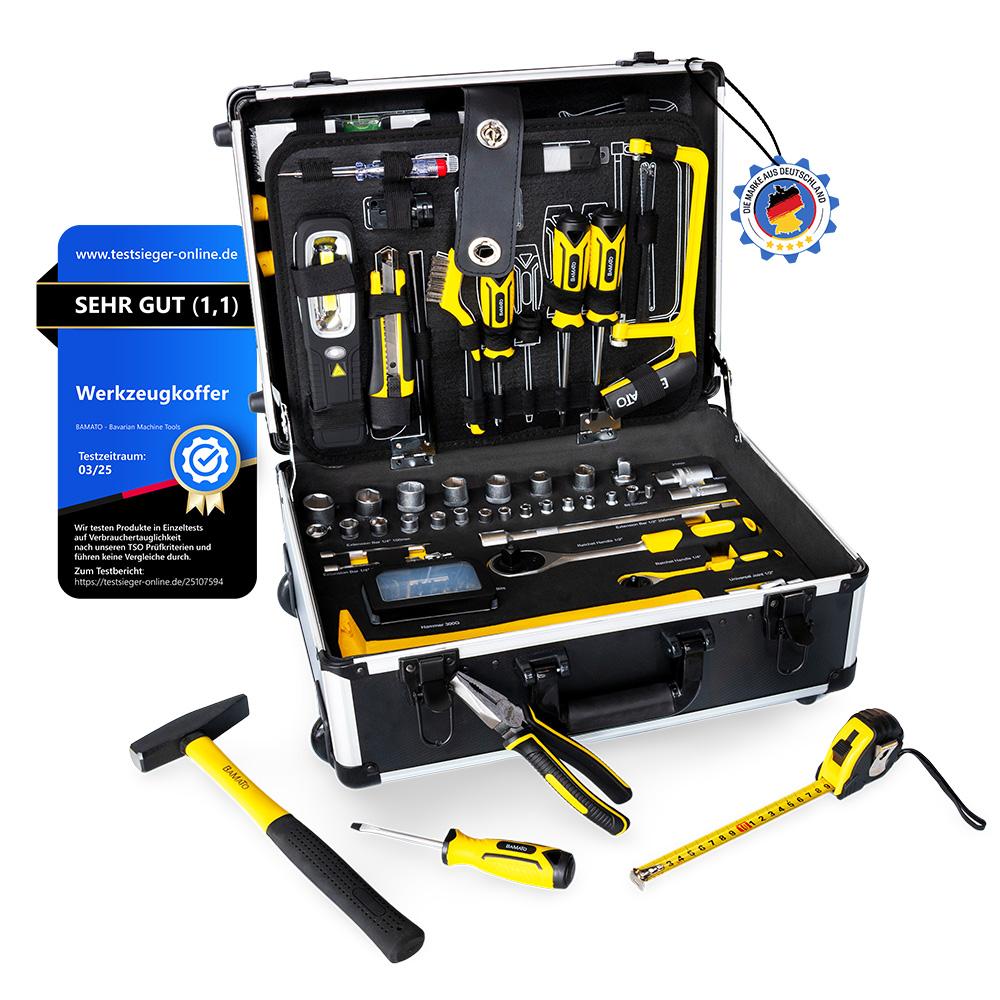 BAMATO 169 tlg. Werkzeugkoffer WORK-169 