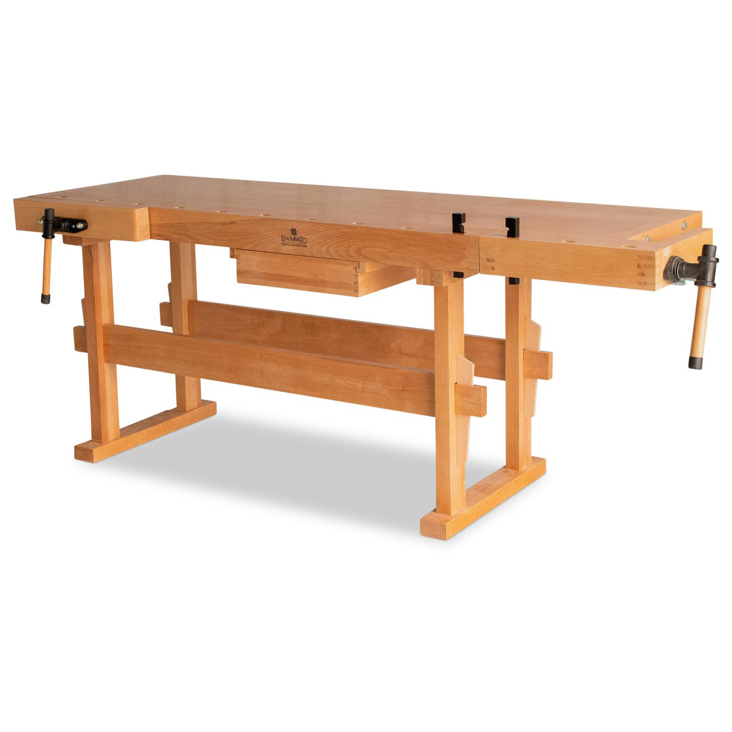 BAMATO Hobelbank WORK-2100 aus Massivholz 