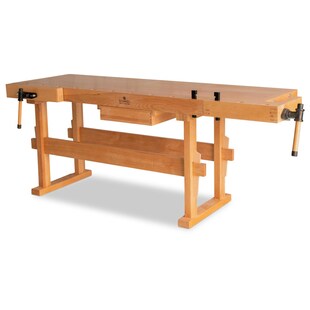 BAMATO Hobelbank WORK-2100 aus Massivholz 