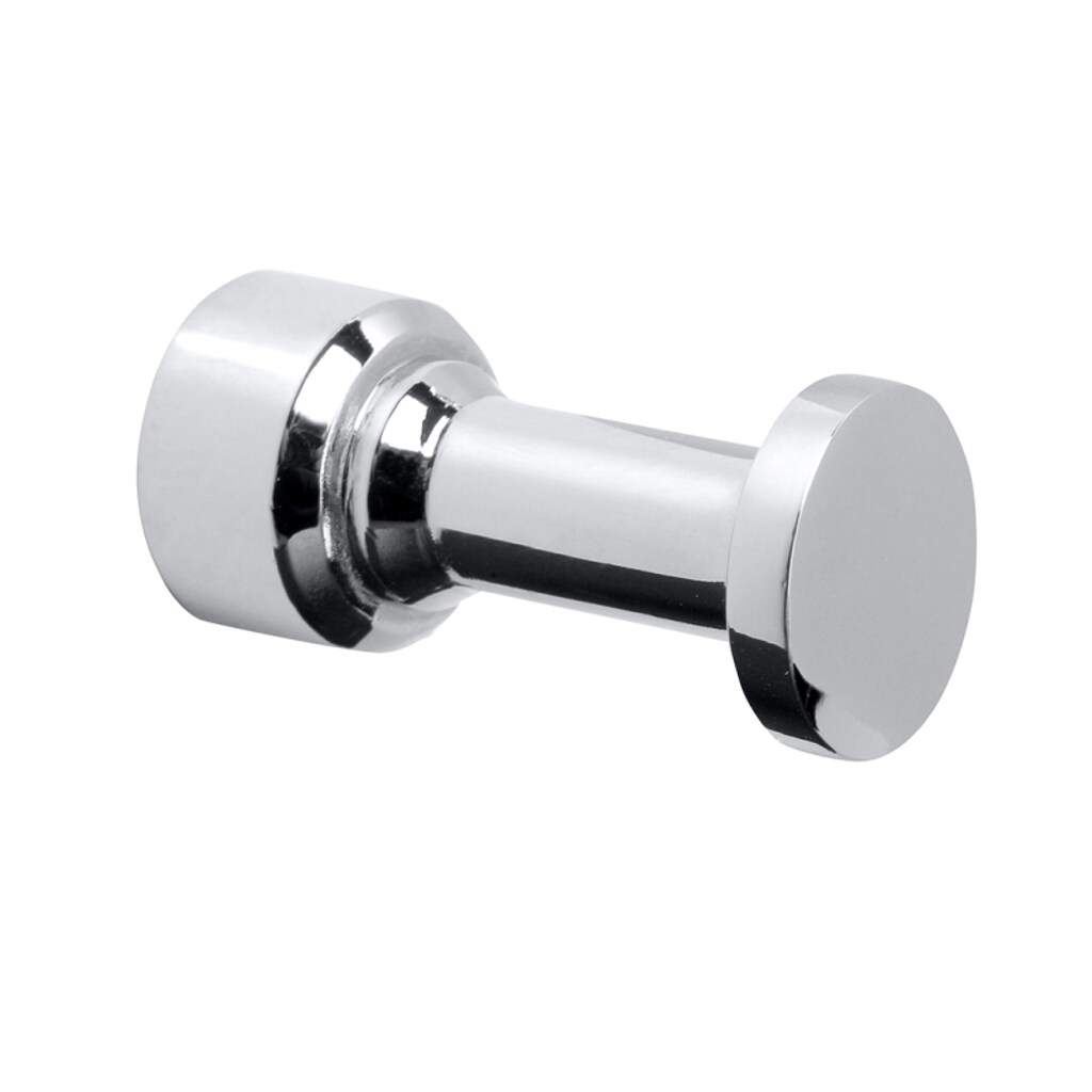 Brillantbad BOMEGA Kleiderhaken Messing Chrom poliert 15x15x35 mm, &oslash;15 mm f&uuml;r Bad & K&uuml;che >> zum Bohren 