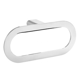 Brillantbad BORGANIC Handtuchring Edelstahl poliert 250x110x59 mm für Bad & Küche >> zum Bohren 