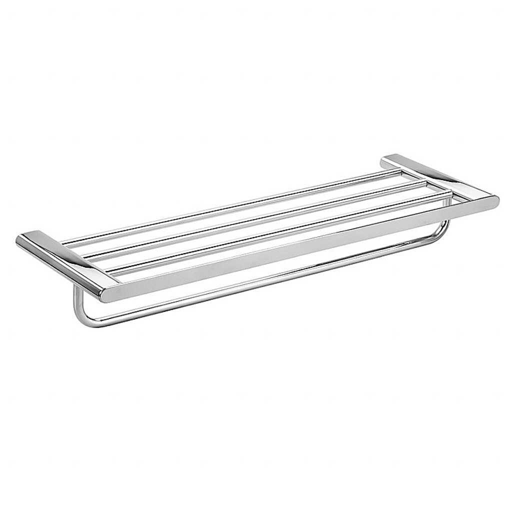 Brillantbad BORGANIC Handtuchablage Edelstahl poliert 640x93x214 mm f&uuml;r Bad & K&uuml;che >> zum Bohren 