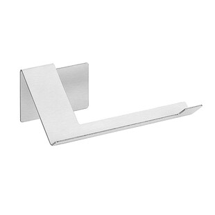 Brillantbad BIVA Papierrollenhalter ohne Deckel Edelstahl matt 155x58x83 mm für Bad & WC >> zum Kleben 
