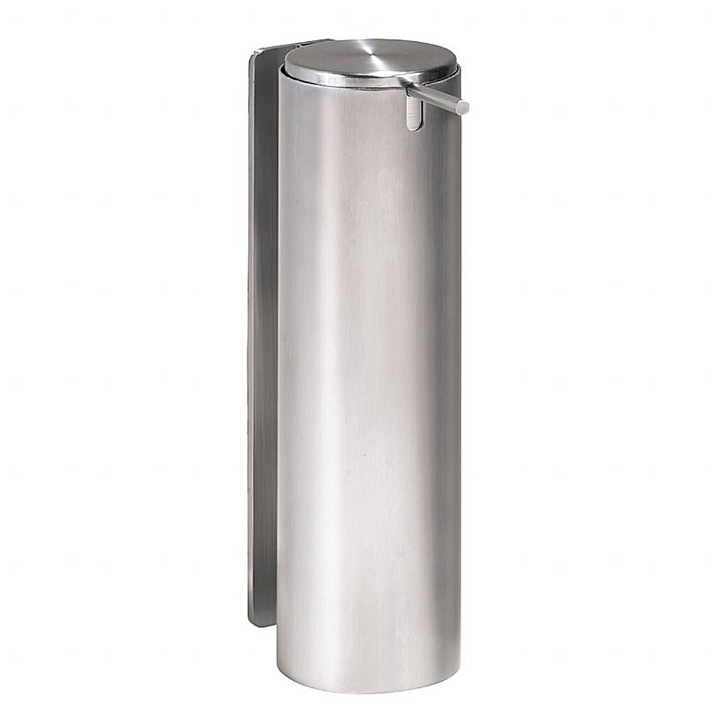 Brillantbad BIVA Seifenspender Edelstahl matt 66x235x120 mm, 600 ml f&uuml;r Bad & K&uuml;che >> zum Kleben 