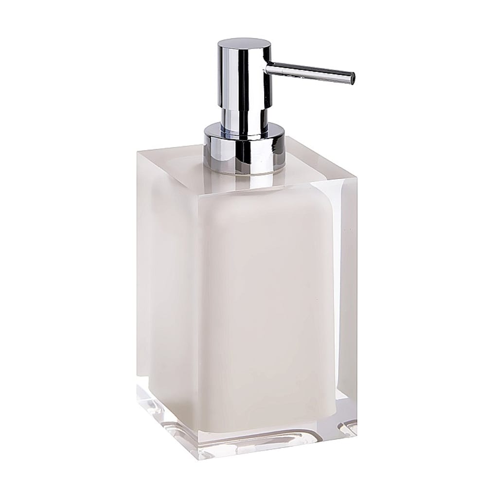 Brillantbad BISTA Seifenspender Polyresin Beige 70x172x82 mm, 250 ml f&uuml;r Bad & K&uuml;che >> Freistehend anwendbar 