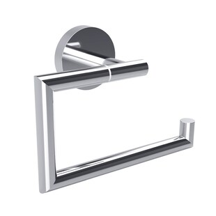 Brillantbad BOMEGA Papierrollenhalter ohne Deckel Messing Chrom poliert 150x105x67 mm für Bad & WC >> zum Bohren oder Kleben* 