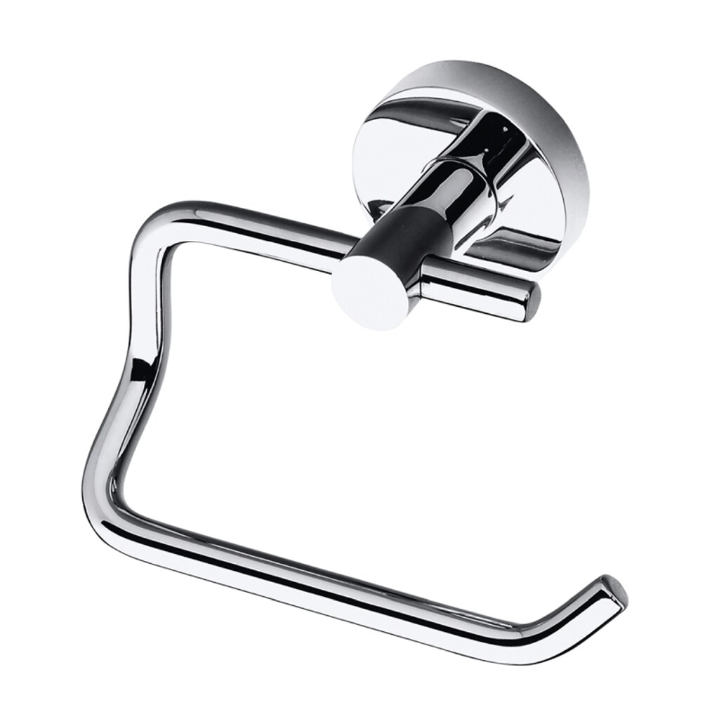 Brillantbad BOMEGA Papierrollenhalter Rechts ohne Deckel Messing Chrom poliert 140x95x90 mm f&uuml;r Bad & WC >> zum Bohren oder Kleben* 