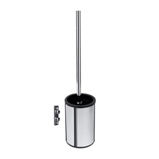 Brillantbad BOMEGA WC-Bürstengarnitur Messing Chrom poliert 90x385x90 mm für Bad & WC >> zum Bohren 