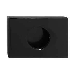Brillantbad BARK Hygienebeutelspender Kunststoff Schwarz matt 138x99x27 mm für Bad & Küche >> zum Bohren 