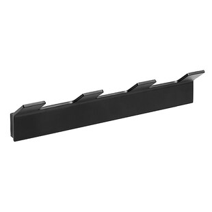 Brillantbad BERO Hakenleiste 4 Haken Messing Schwarz 205x46x33 mm für Bad & Küche >> zum Bohren 