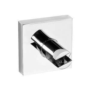 Brillantbad META Glasablagehalter Paar Messing Chrom poliert 55x55x40 mm, ?8 mm für Bad & Küche >> zum Bohren 