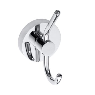 Brillantbad BOMEGA Kleiderhaken Messing Chrom poliert 55x110x60 mm für Bad & Küche >> zum Bohren oder Kleben* 
