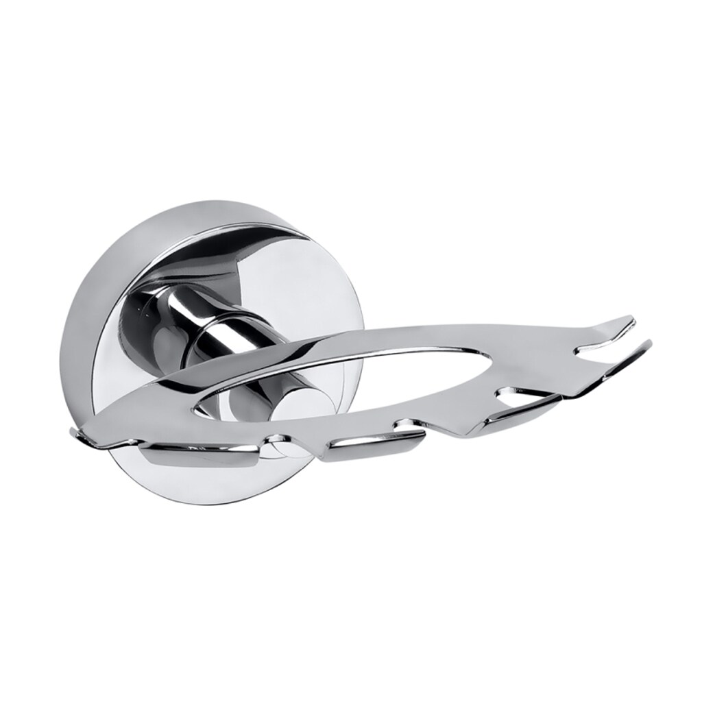 Brillantbad BOMEGA Zahnb&uuml;rstenhalter Messing Chrom poliert 105x55x85 mm f&uuml;r Bad & WC >> zum Bohren oder Kleben* 