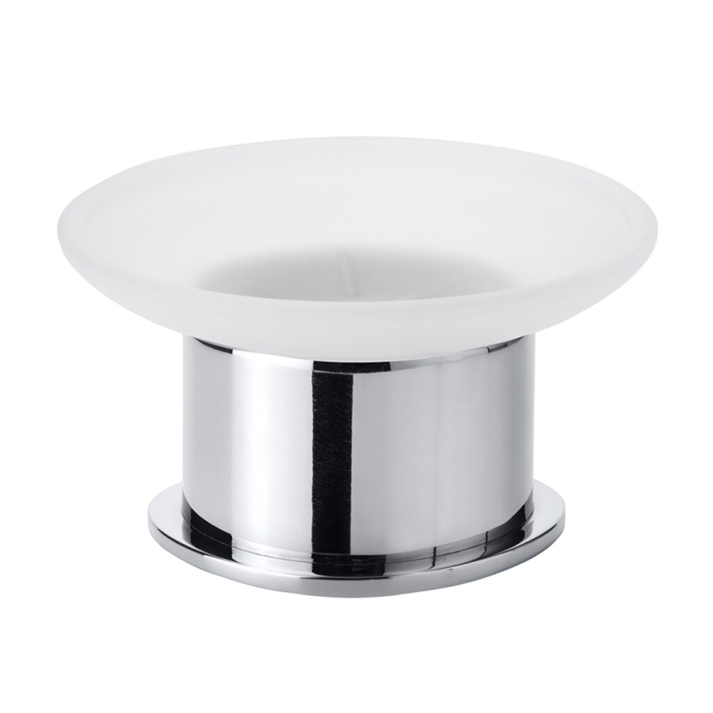 Brillantbad BOMEGA Glasseifenkorb freistehend Messing Chrom poliert 110x60x110 mm f&uuml;r Bad & K&uuml;che >> Freistehend anwendbar 