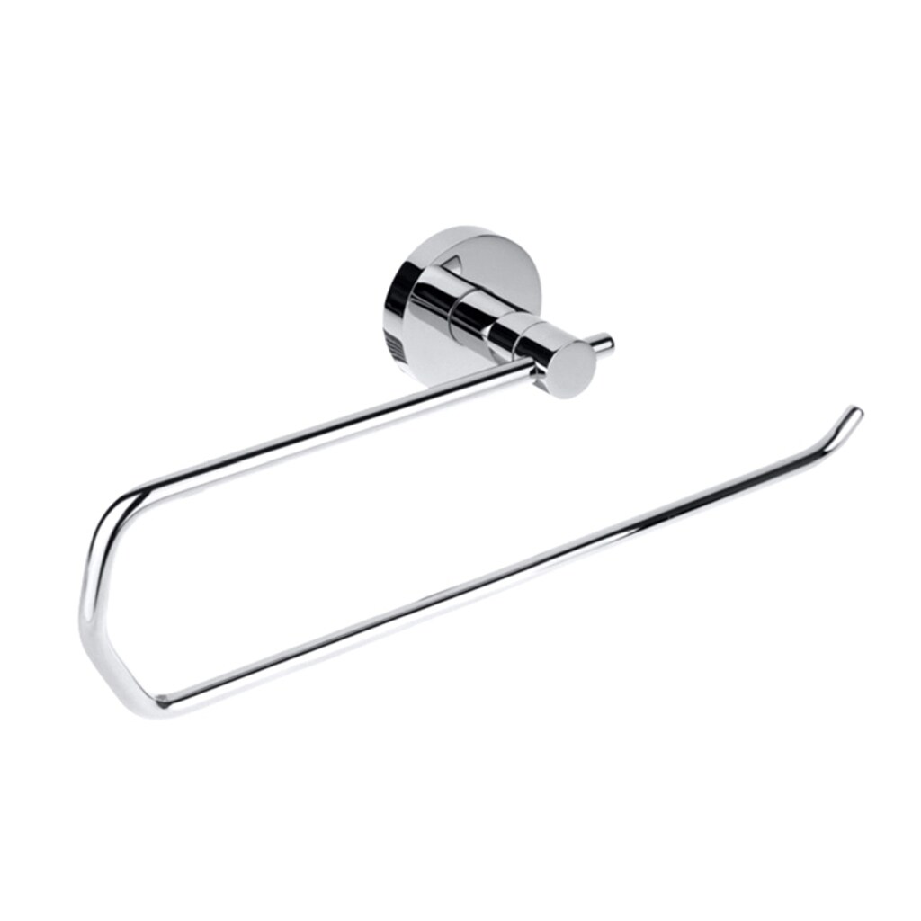 Brillantbad BOMEGA K&uuml;chenrollenhalter Messing Chrom poliert 295x100x62 mm f&uuml;r Bad & K&uuml;che >> zum Bohren oder Kleben* 