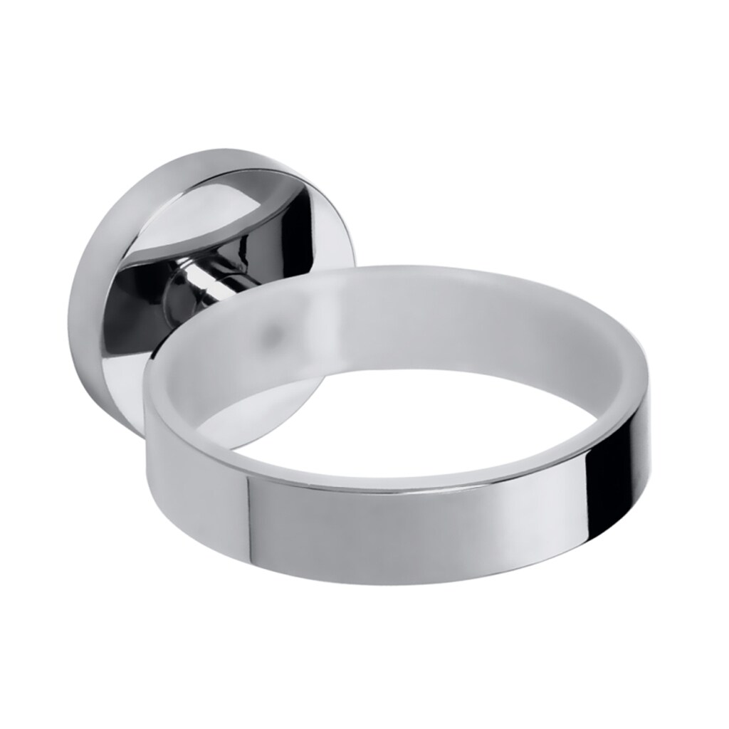 Brillantbad BOMEGA F&ouml;nhalter Messing Chrom poliert 80x55x100 mm f&uuml;r Bad & WC >> zum Bohren oder Kleben* 