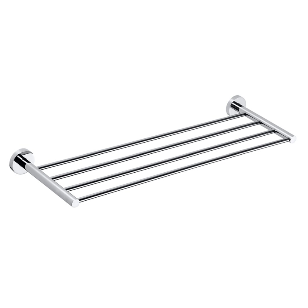 Brillantbad BOMEGA Handtuchablage Messing Chrom poliert 655x55x200 mm für Bad & Küche >> zum Bohren