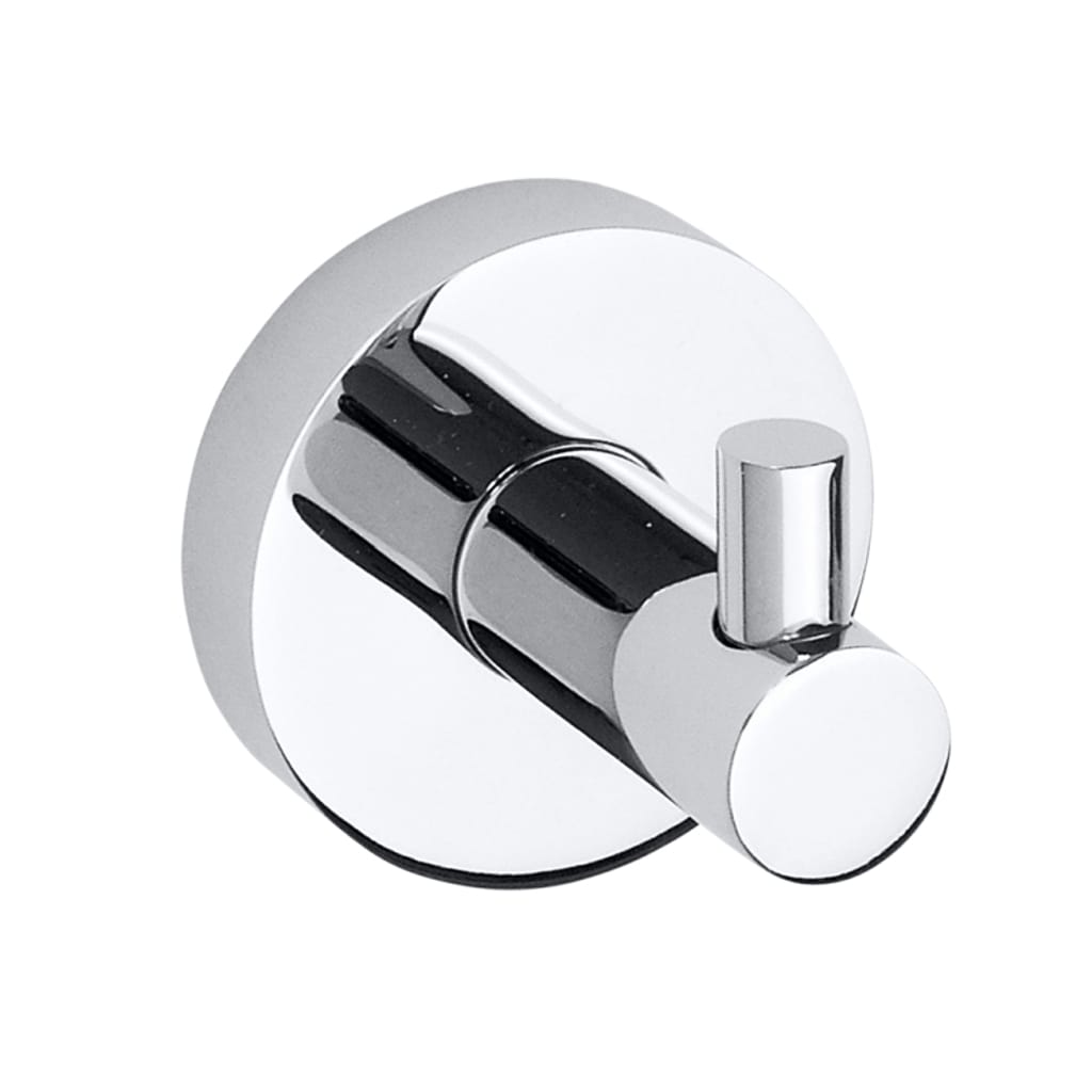 Brillantbad BOMEGA Kleiderhaken Messing Chrom poliert 55x55x50 mm f&uuml;r Bad & K&uuml;che >> zum Bohren oder Kleben* 