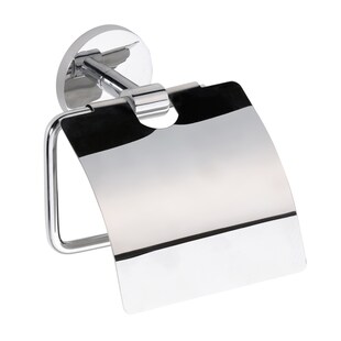 Brillantbad BALFA Papierrollenhalter mit Deckel Zink Chrom poliert für Bad & WC >> zum Bohren 