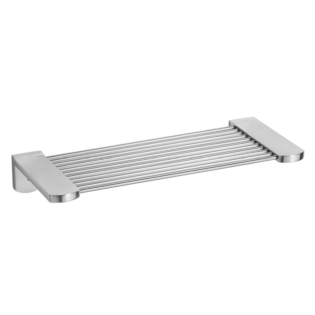 Brillantbad BEO Seifenablage Edelstahl matt 270x40x110 mm für Bad & Küche >> zum Bohren