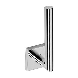 Brillantbad META Reservepapierrollenhalter Messing Chrom poliert 55x165x65 mm für Bad & WC >> zum Bohren oder Kleben* 