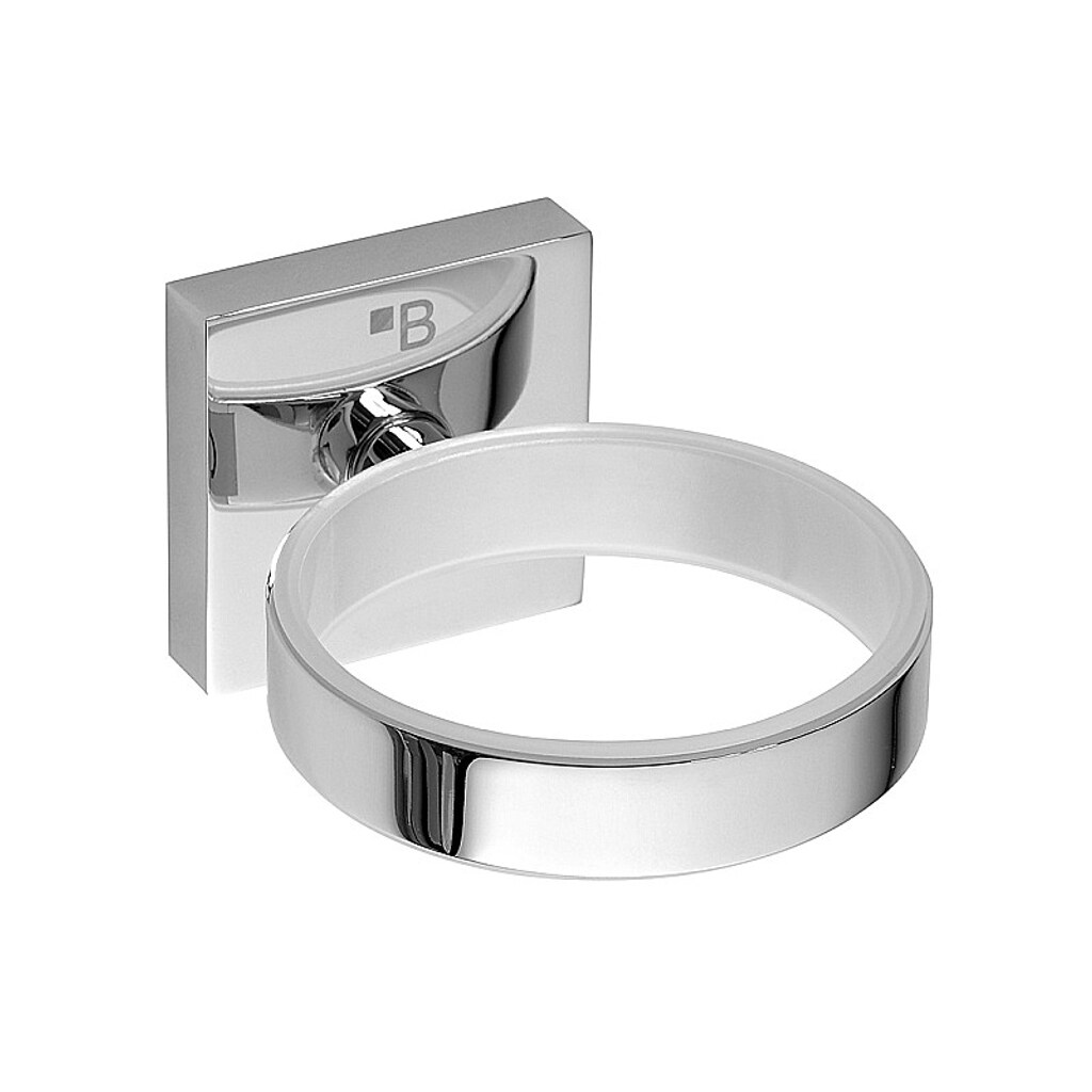 Brillantbad META F&ouml;nhalter Messing Chrom poliert 80x55x100 mm f&uuml;r Bad & WC >> zum Bohren oder Kleben* 