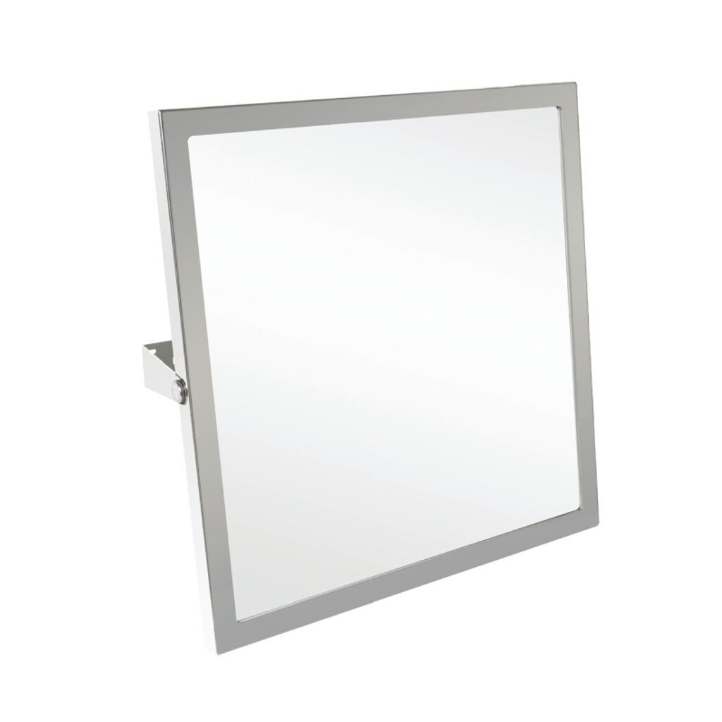 Brillantbad BELP Kippspiegel Edelstahl gebürstet 600x600x120 mm für Bad & WC >> zum Bohren