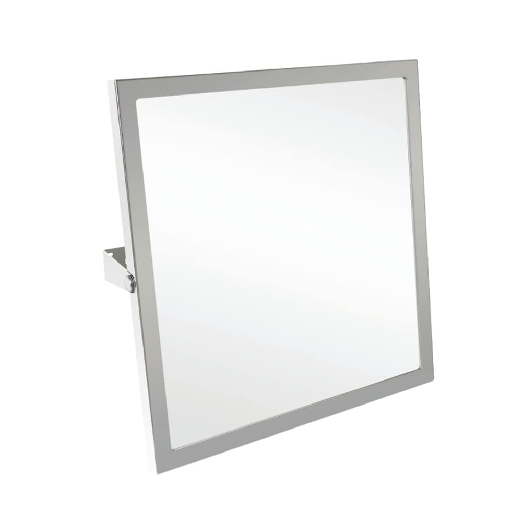 Brillantbad BELP Kippspiegel Edelstahl poliert 600x600x120 mm f&uuml;r Bad & WC >> zum Bohren 