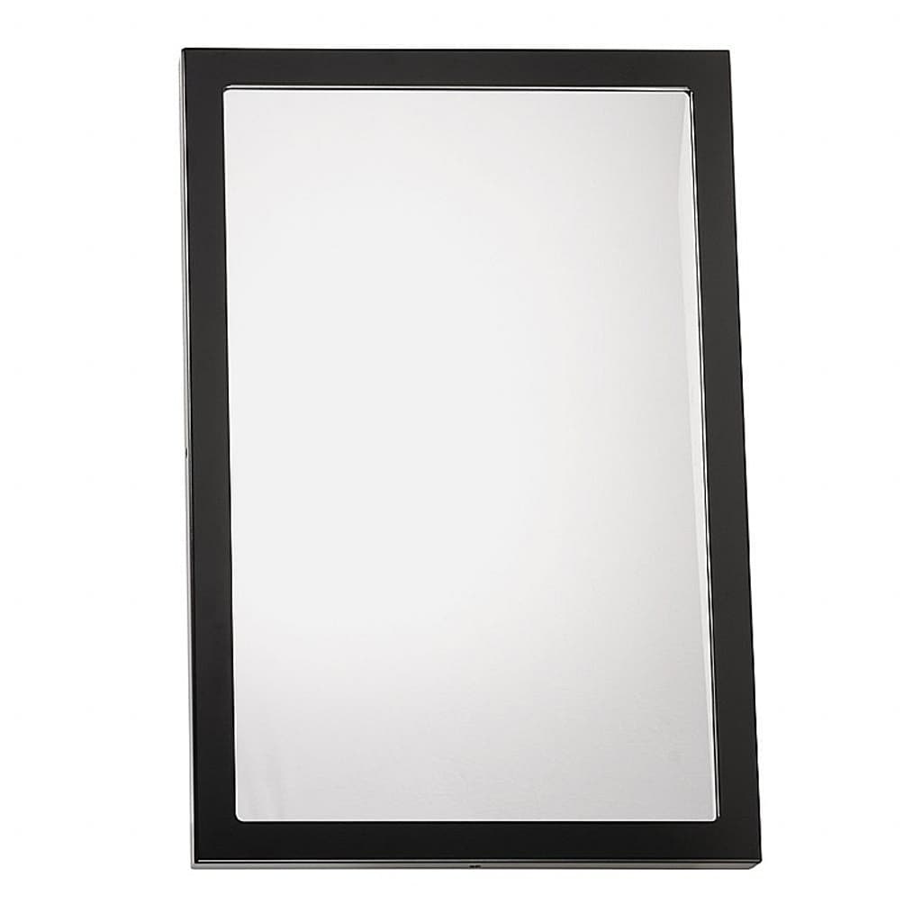 Brillantbad BELP Kippspiegel Stahl Schwarz 400x600x120 mm f&uuml;r Bad & WC >> zum Bohren 