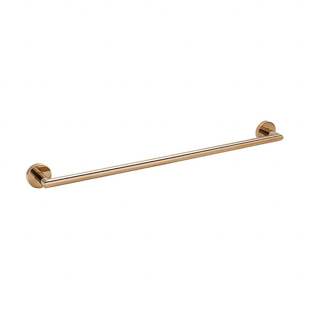 Brillantbad BORAL Handtuchhalter Messing Gold Kupfer poliert 655x55x65 mm f&uuml;r Bad & K&uuml;che >> zum Bohren oder Kleben* 