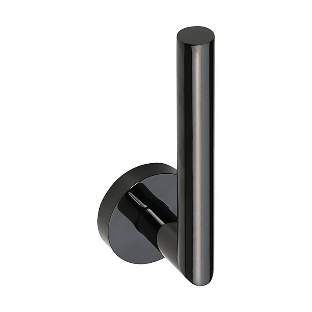 Brillantbad BEMATIT Reservepapierrollenhalter Messing Metallic Grau poliert 55x165x65 mm f&uuml;r Bad & WC >> zum Bohren oder Kleben* 