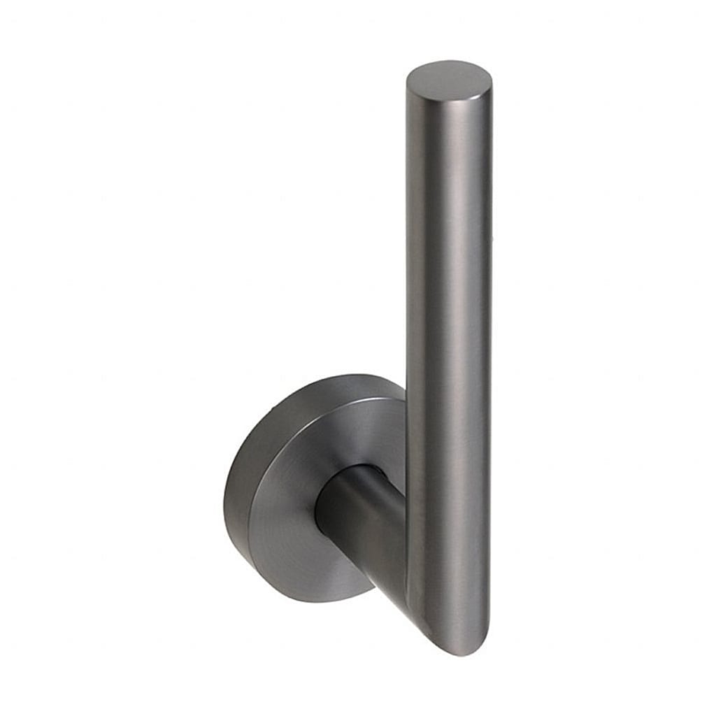 Brillantbad BAPHIT Reservepapierrollenhalter Messing Metallic Grau matt 55x165x65 mm f&uuml;r Bad & WC >> zum Bohren oder Kleben* 