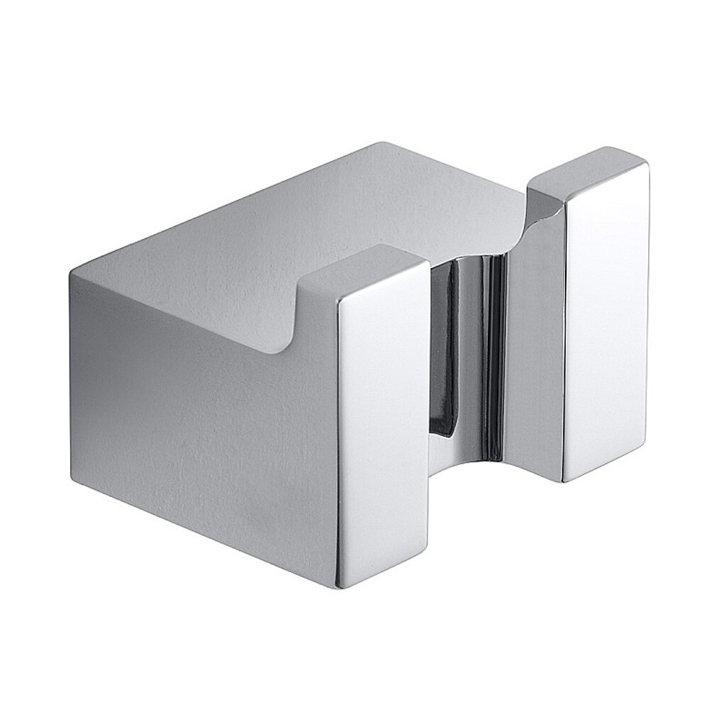 Brillantbad BIA Doppelkleiderhaken Messing Chrom 37x26x30 mm f&uuml;r Bad & K&uuml;che >> zum Bohren 