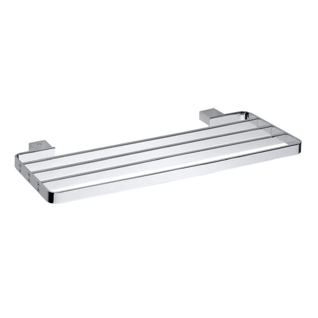 Brillantbad BIA Handtuchablage Messing Chrom 500x20x205 mm f&uuml;r Bad & WC >> zum Bohren 